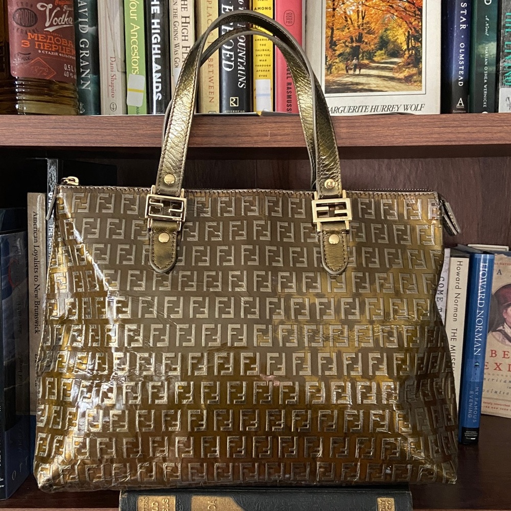 FENDI Vintage Zucchino FF Top Handle Tote Bag - Picture 15 of 15
